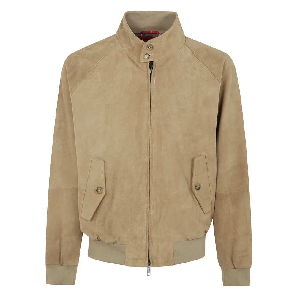 Baracuta Sportieve Suède Jas Brown Heren