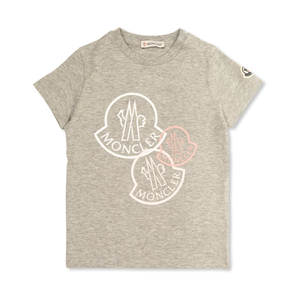 Moncler T-shirt med logotyp Gray, Unisex