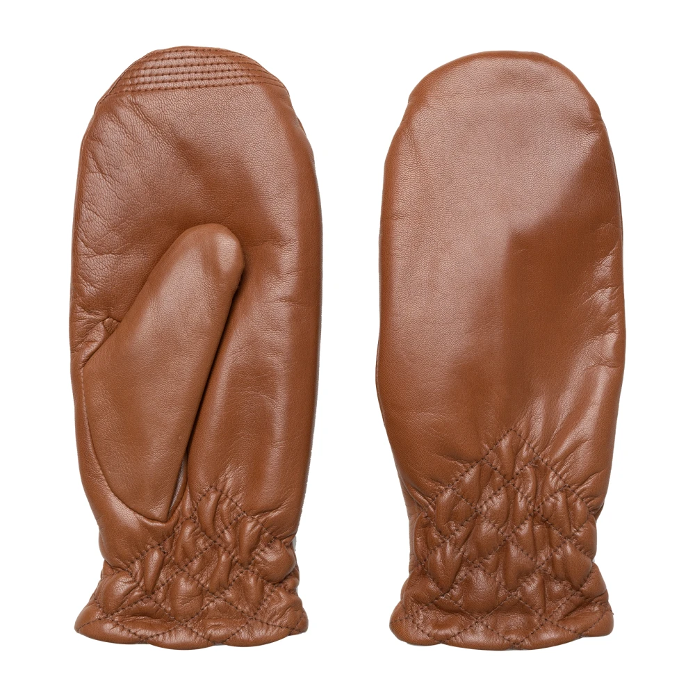 Re:designed Leren handschoenen voor vrouwen Brown Dames