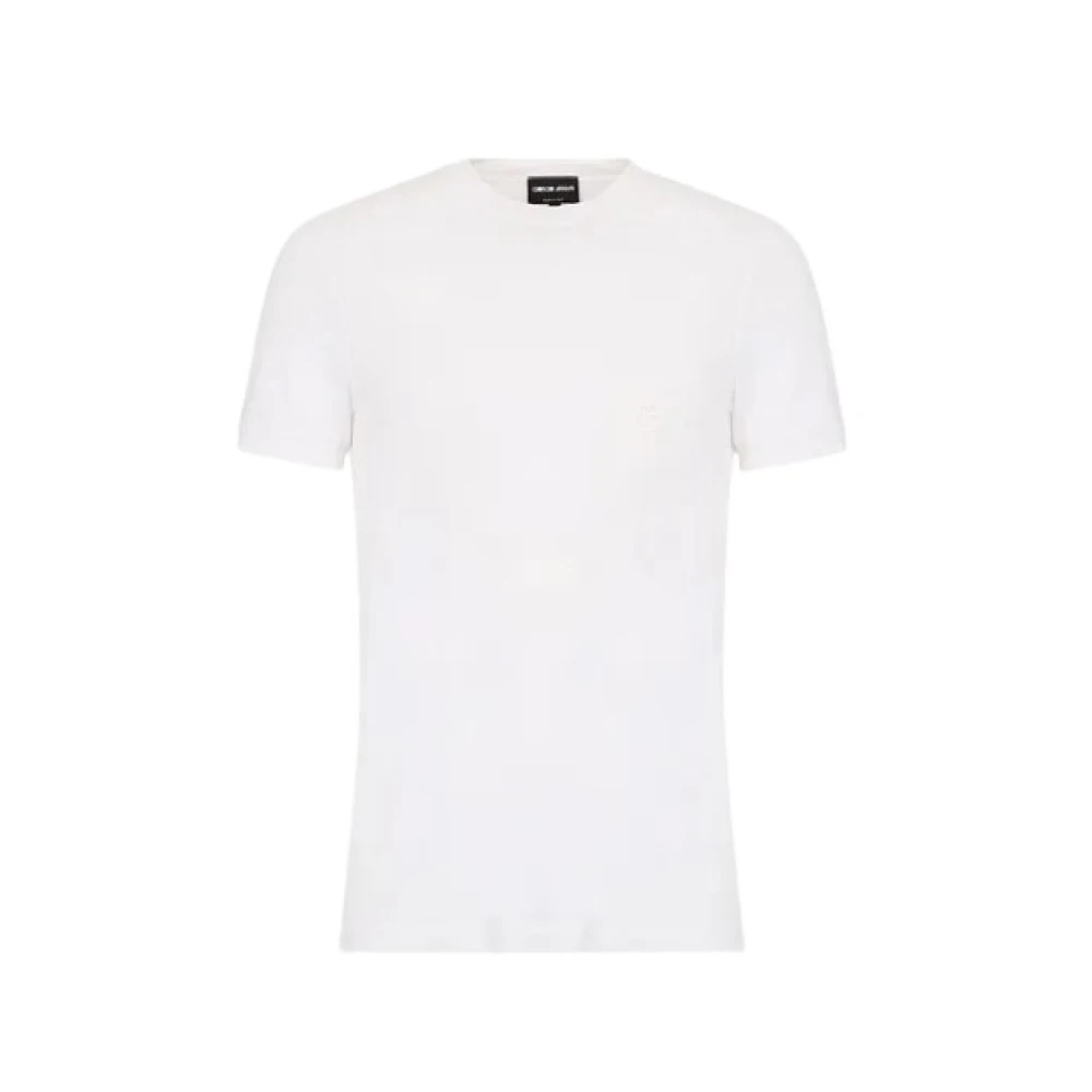 Giorgio Armani Stijlvolle T-shirts en Polos White Heren