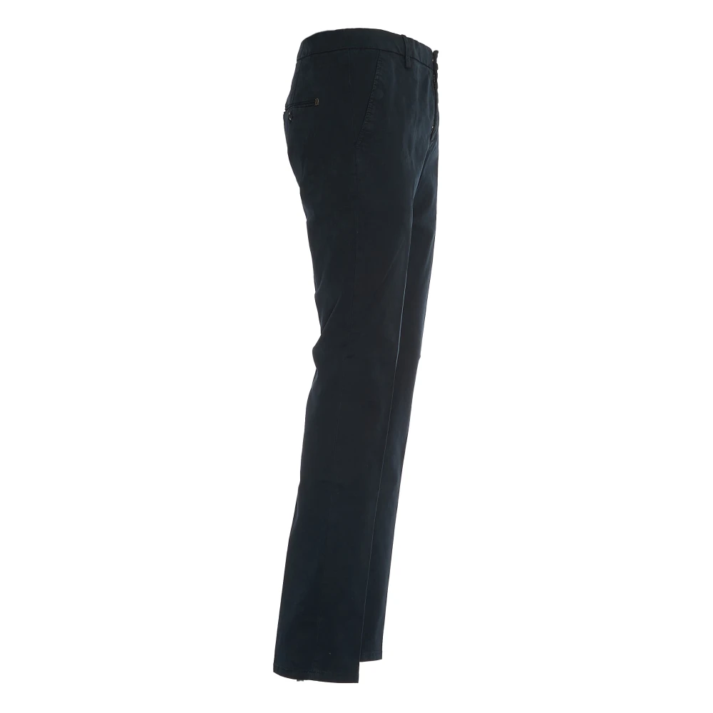 Dondup Blauwe Regular Broek Verhoog Stijl Blue Heren
