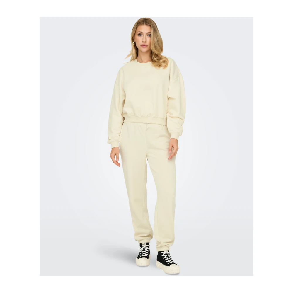 Only Elastische taille dames joggers Beige Dames