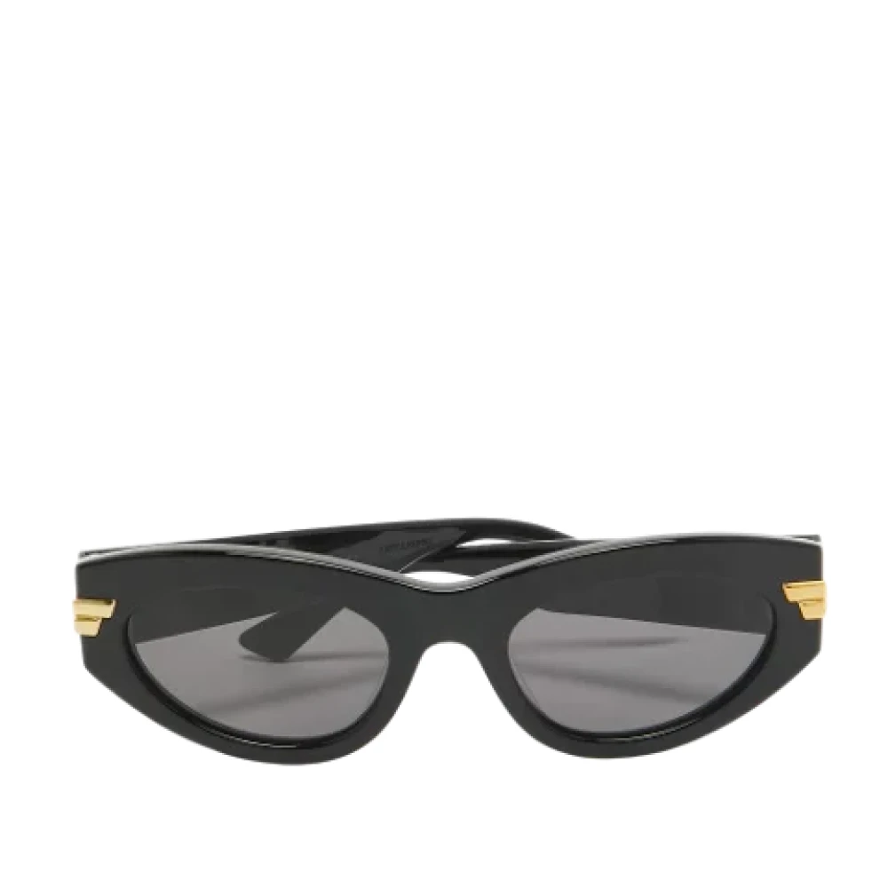 Bottega Veneta Vintage Pre-owned Acetate sunglasses Black Dames