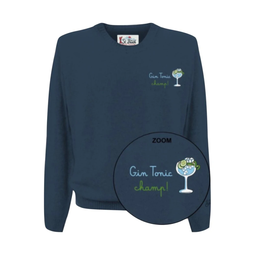 MC2 Saint Barth Heren Pullover Gin Tonic Blue Heren