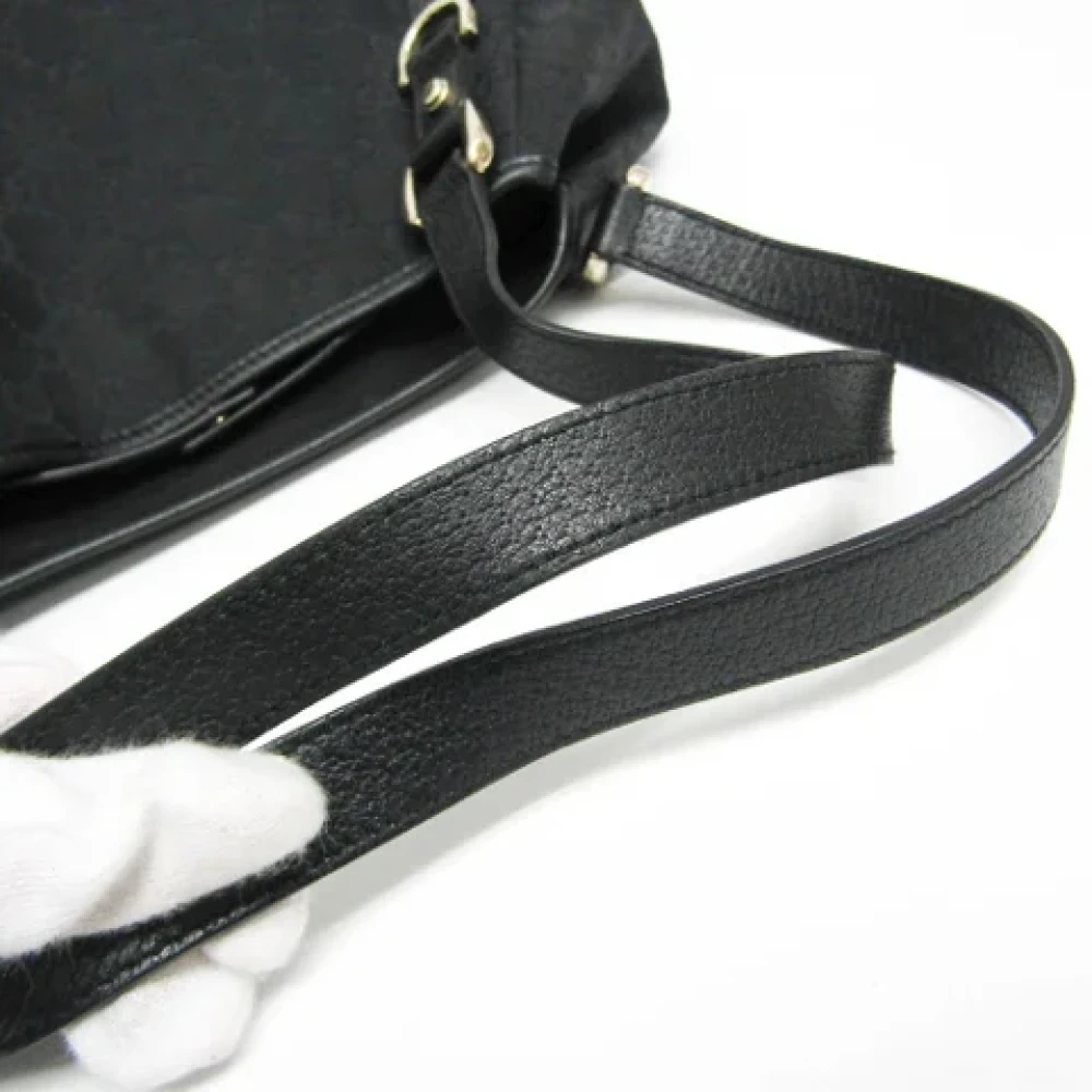 Gucci Vintage Pre-owned Canvas totes Black Dames