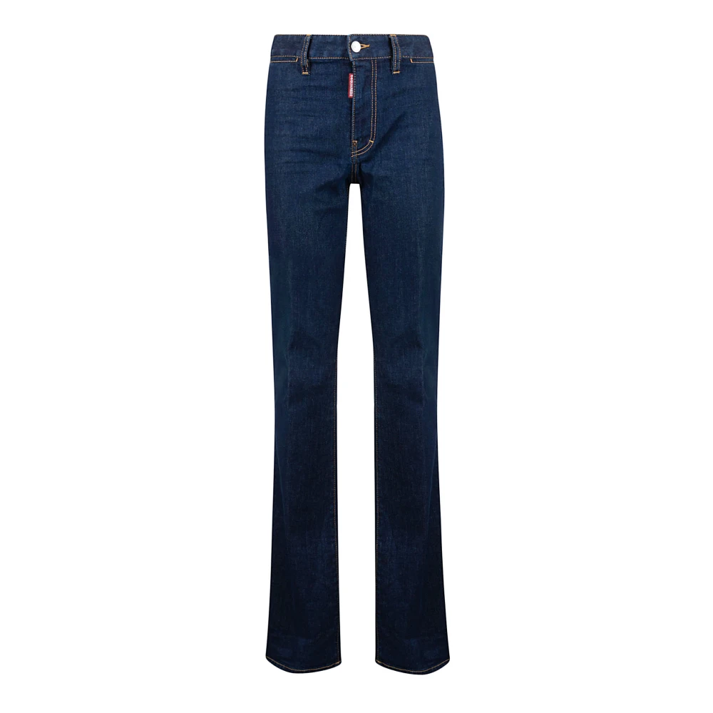 Dsquared2 Klassieke 5-Pocket Jeans Blue Dames