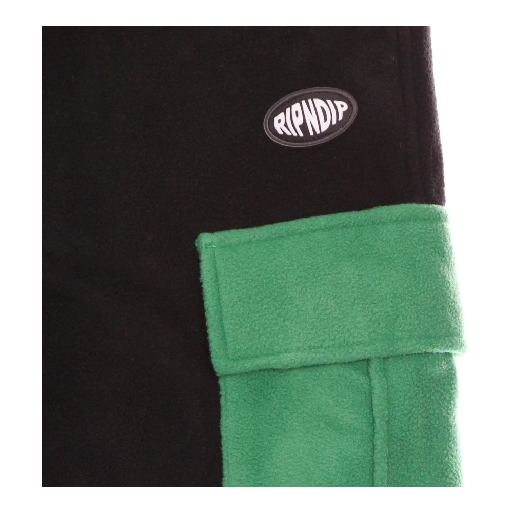 Ripndip Kleur Blok Fleece Cargo Broek Multicolor Heren