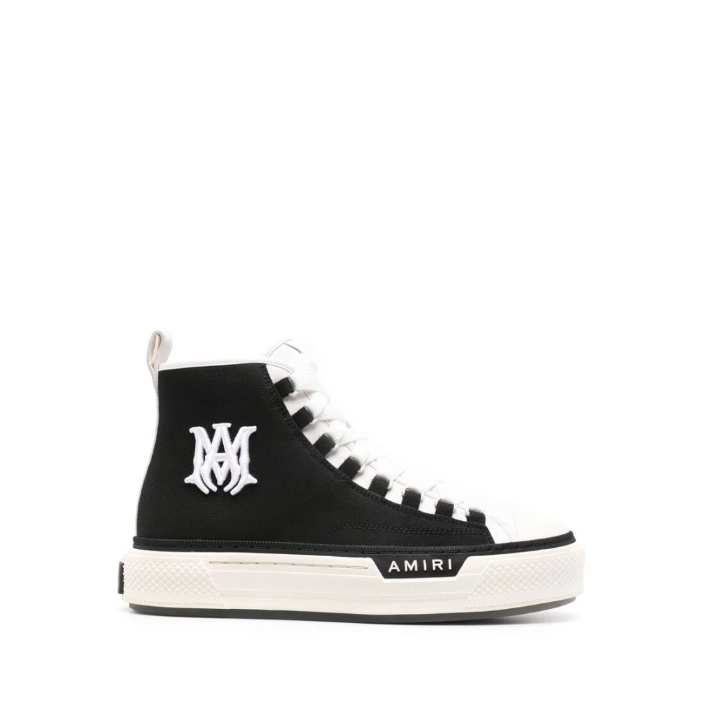 Amiri Monogram Sneakers Svart/Vit Canvas Black, Herr