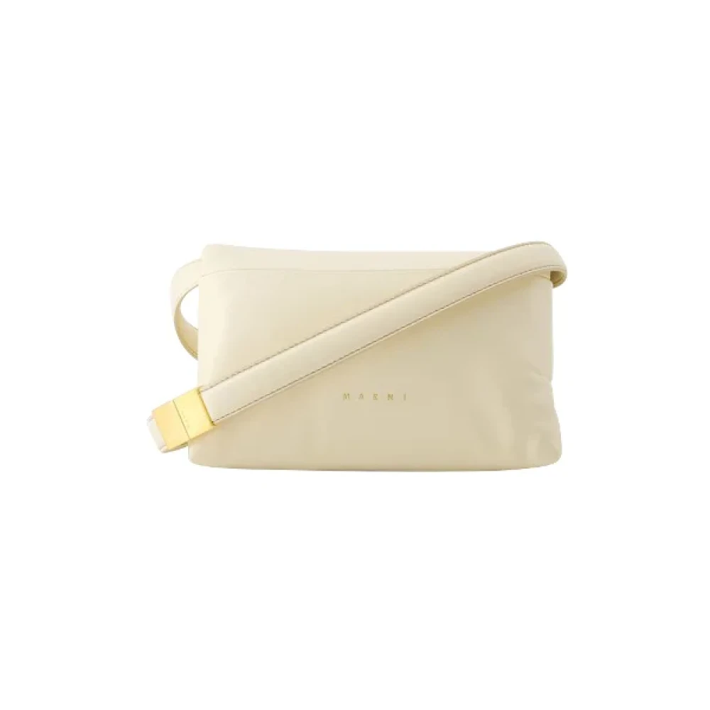Marni Leather shoulder-bags Beige Dames