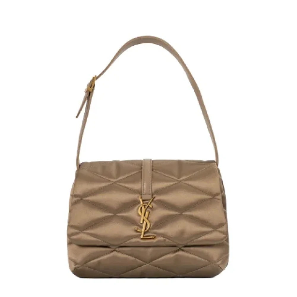 Yves Saint Laurent Vintage Pre-owned Suede handbags Brown Dames