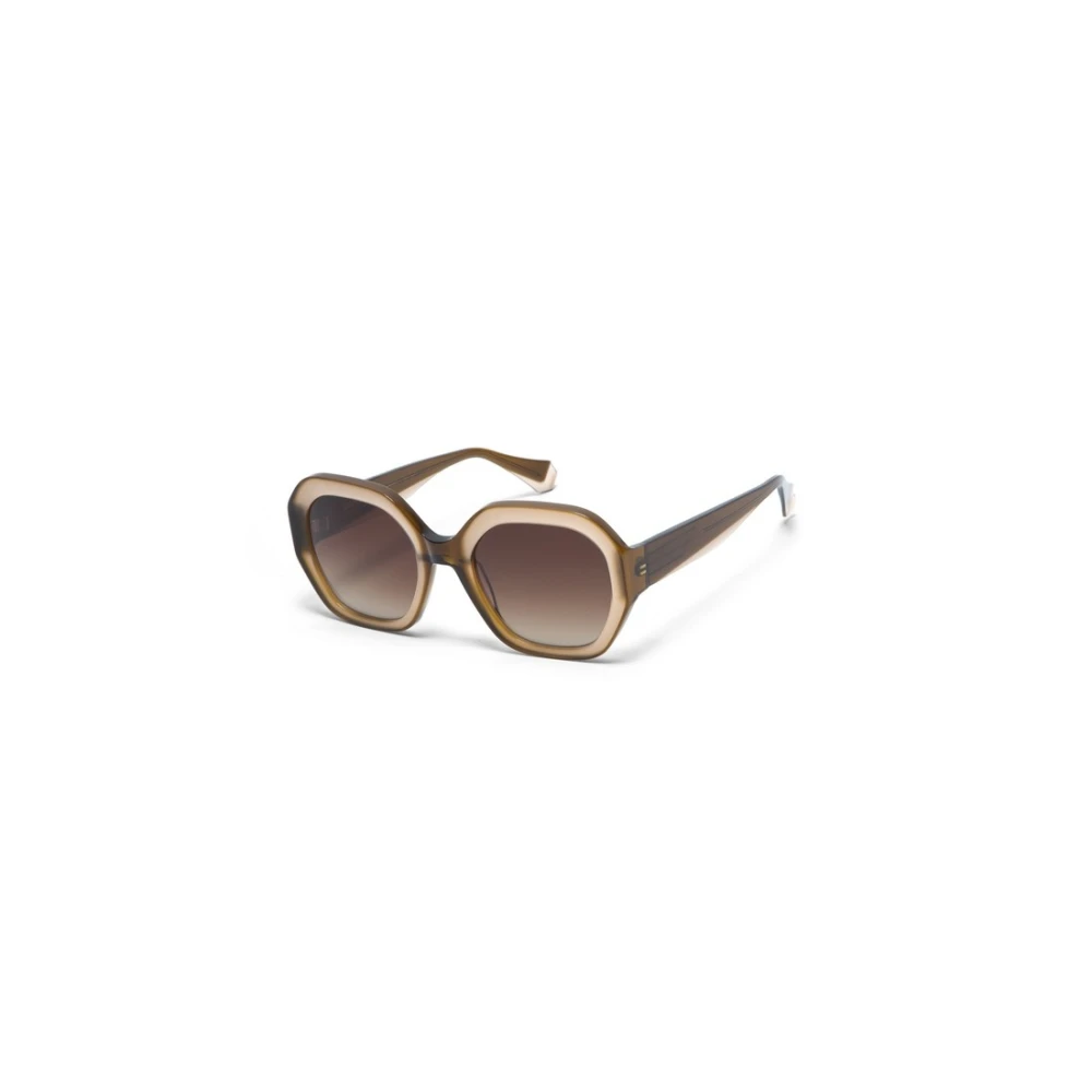 Gigi Studios Unisex Brown Sunglasses, 54 Mm, Authentic Bright 6822/2 Glasses