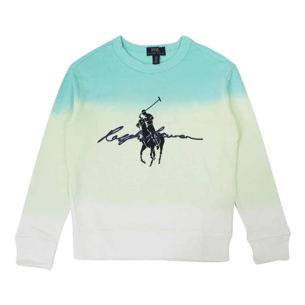 Ralph Lauren Multicolor Dip-Dye Sweatshirt - Male - Kids Sweatshirts - 16 Y - Kids