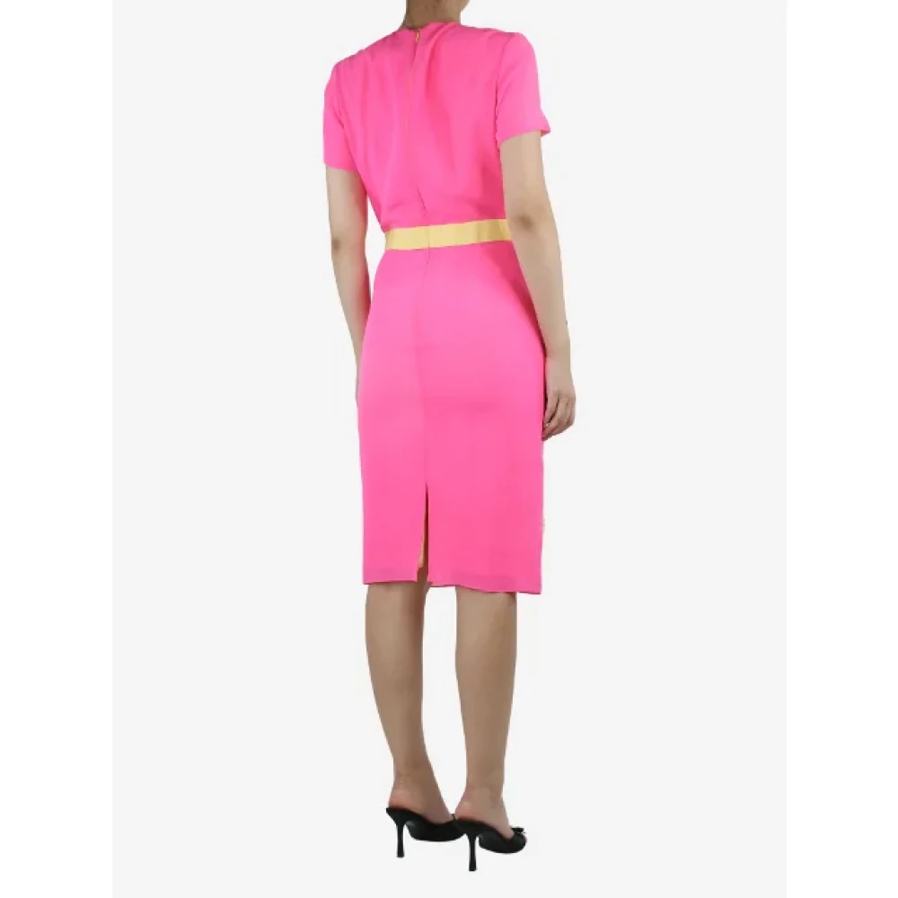 Giambattista Valli Pre-owned Fabric dresses Pink Dames