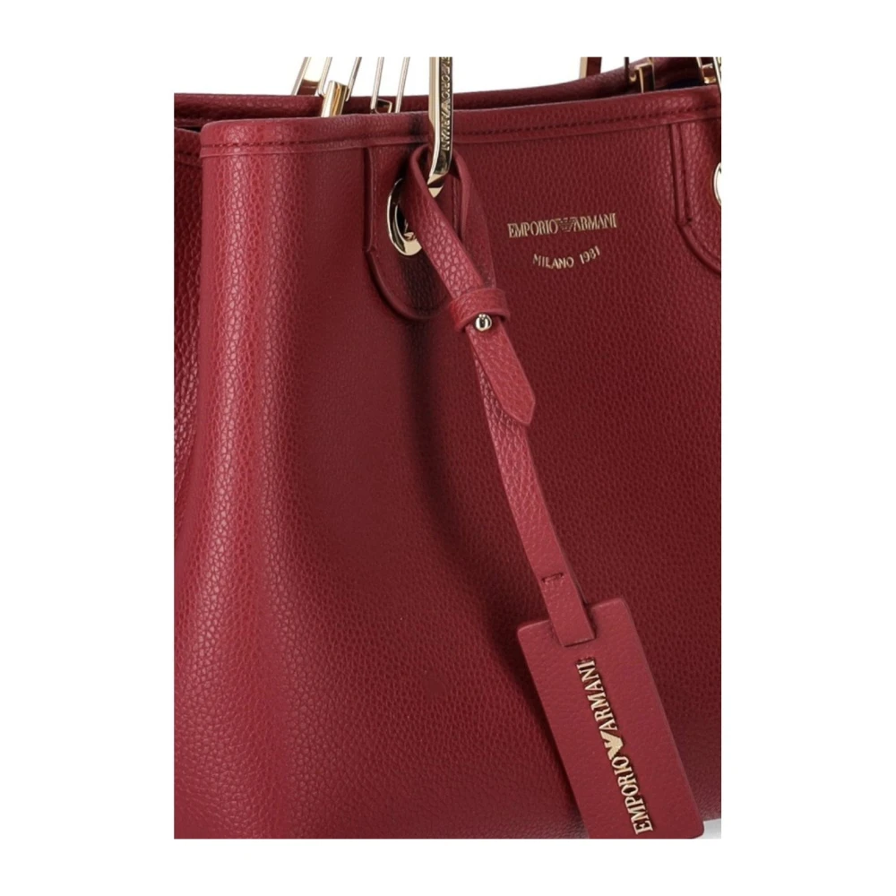 Emporio Armani Bordeaux MyEA Shopper Red Dames