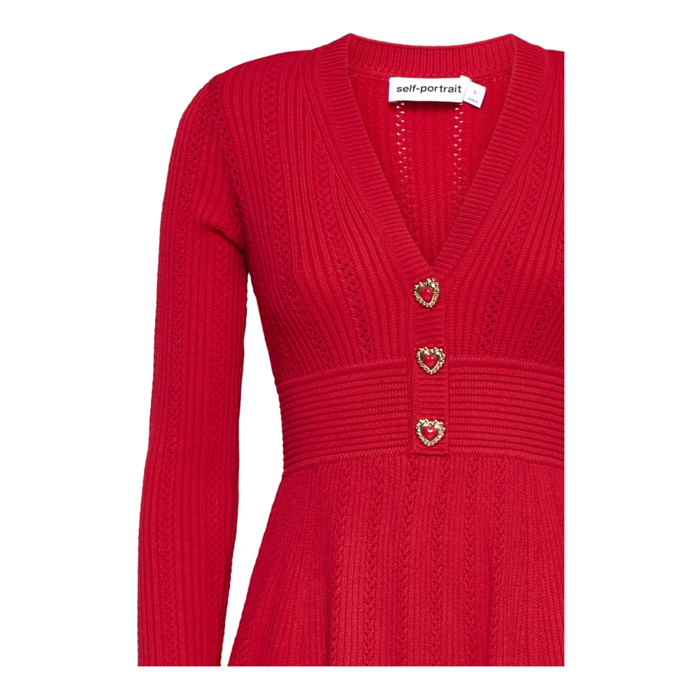 Self Portrait Rode Jurk Collectie Red Dames