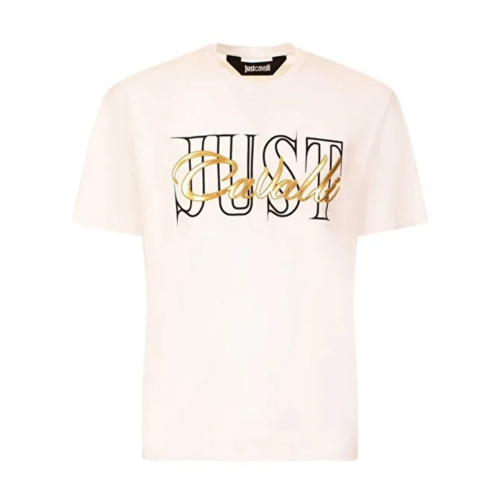 Just Cavalli Witte T-shirts en Polos White Heren