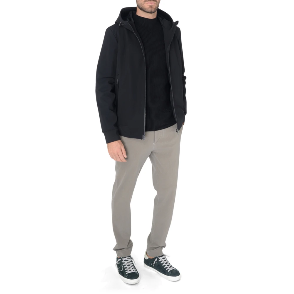 RRD Zwarte Winter Thermo Stretch Jas Black Heren