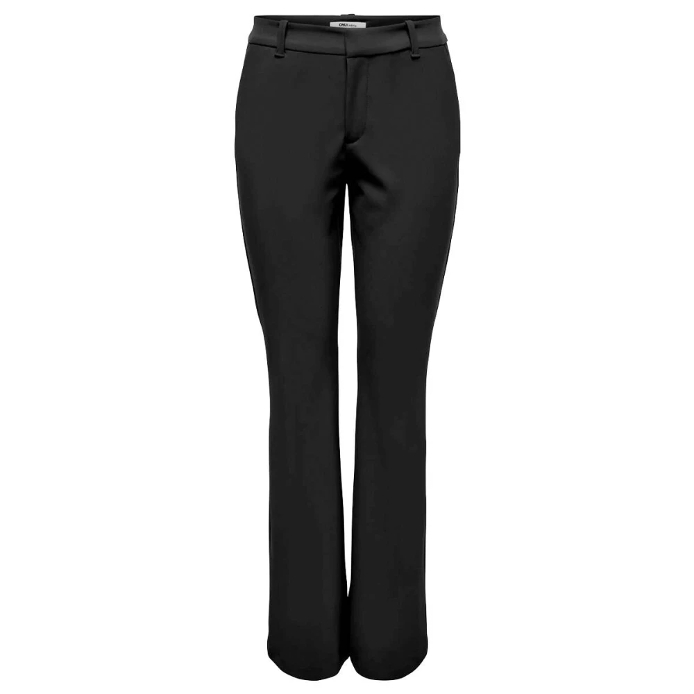 Only Reis Flared Broek Black Dames