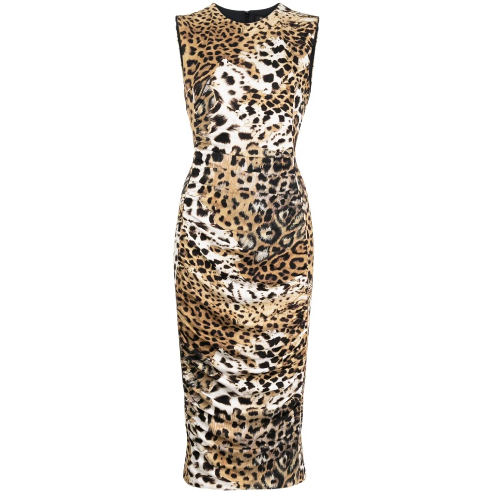 Roberto Cavalli Midi Day Dress Multicolor Dames