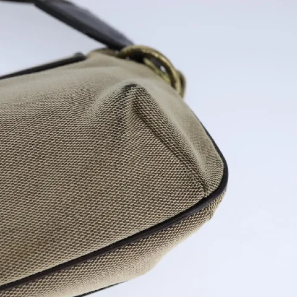 Gucci Vintage Pre-owned Canvas gucci-bags Beige Dames