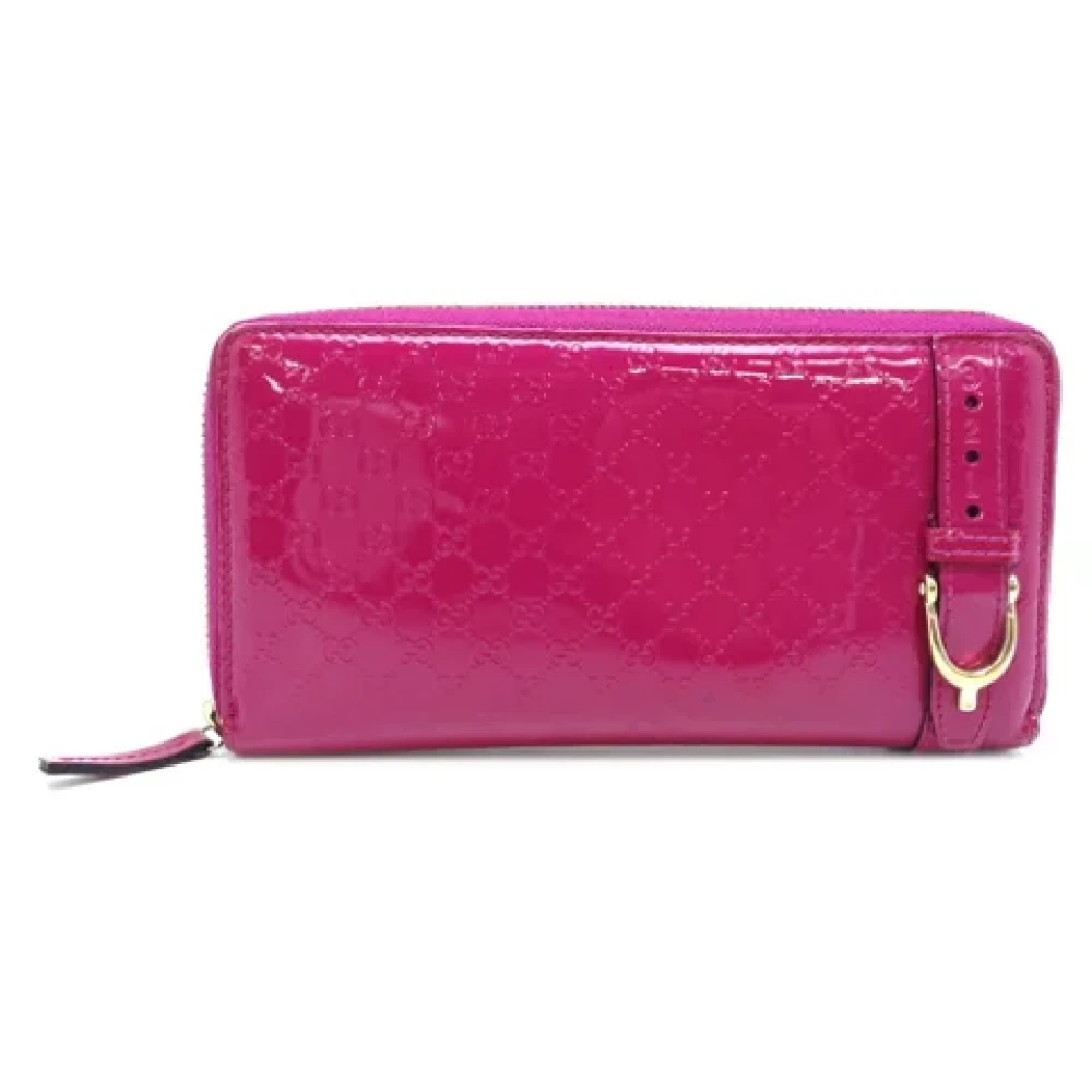 Gucci Vintage Pre-owned Leather wallets Pink Dames