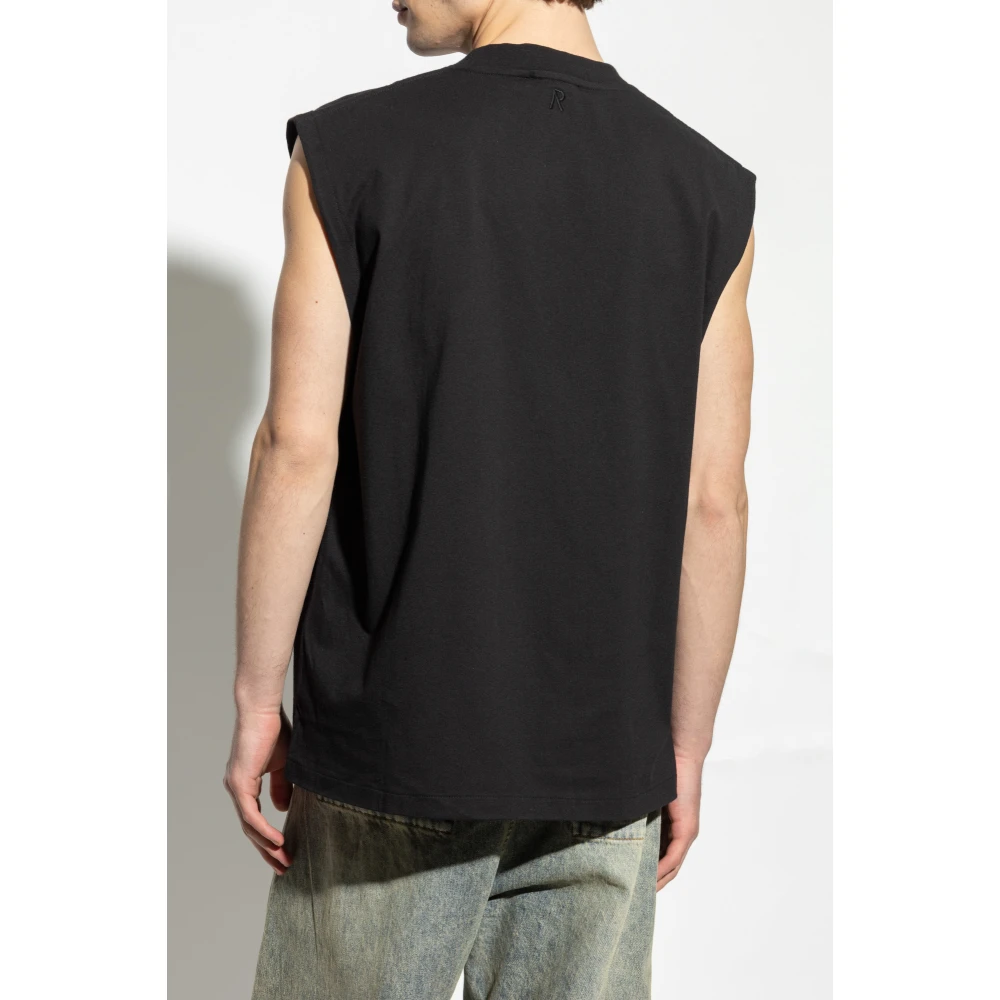 Represent Sleeveless T-shirt Black Heren