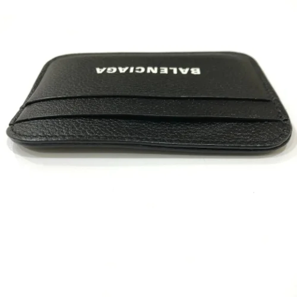 Balenciaga Vintage Pre-owned Leather wallets Black Dames