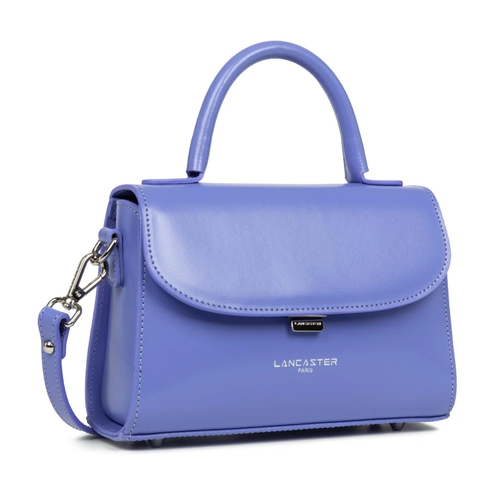 Lancaster Elegante Flap Handtas met Metalen Sluiting Blue Dames