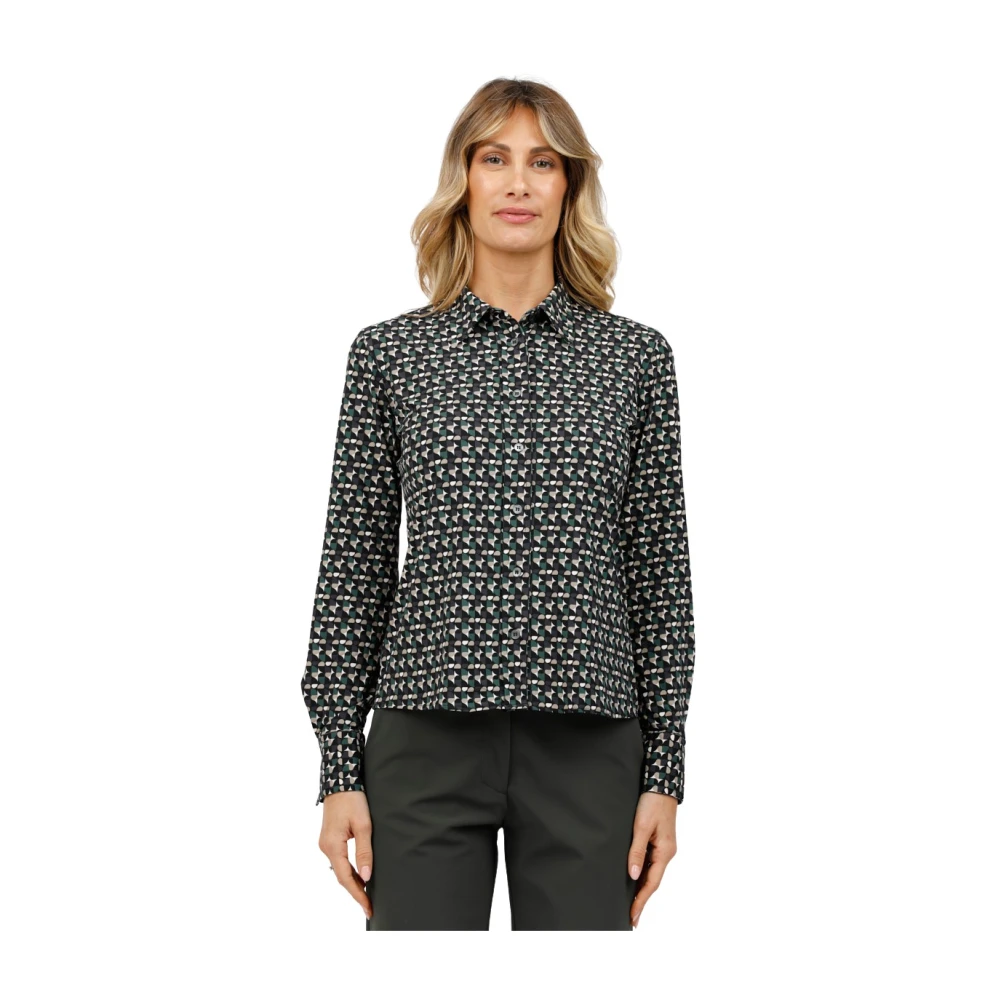 Caliban Strijkvrij Overhemd Multicolor Dames