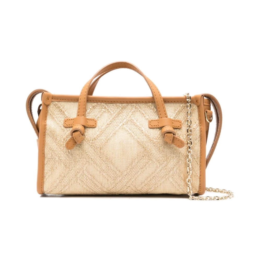 Gianni Chiarini Natuurlijke tassen met bovenritssluiting Beige Dames