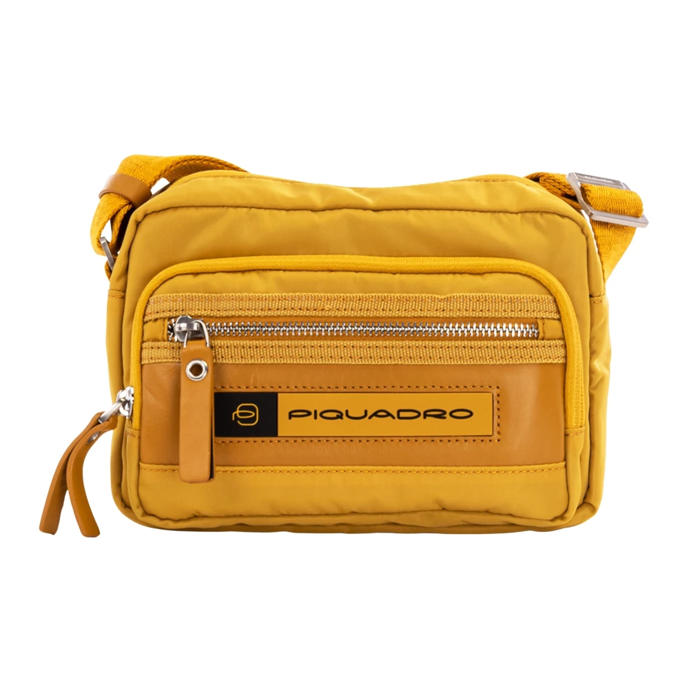 Piquadro Vrouw Geel Dames, Tassen, Maat: One Size Poliester,