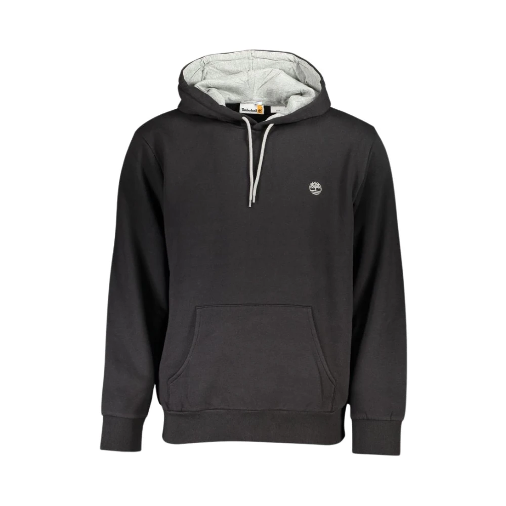Timberland Sleek Fleece Hoodie met Zak Black Heren