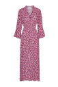 bloemen-smock-taille-jurk-met-uitsnijding