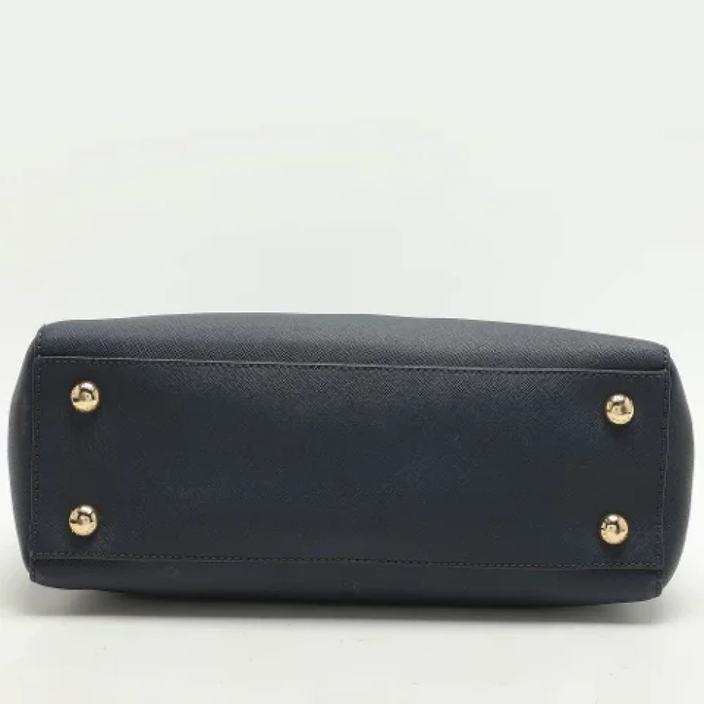 Michael Kors Pre-owned Leather totes Blue Dames