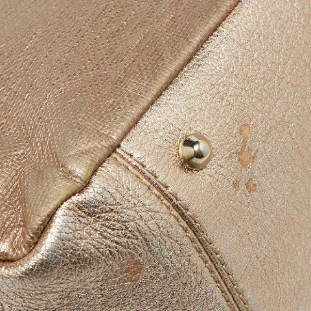 Chloé Pre-owned Leather handbags Yellow Dames