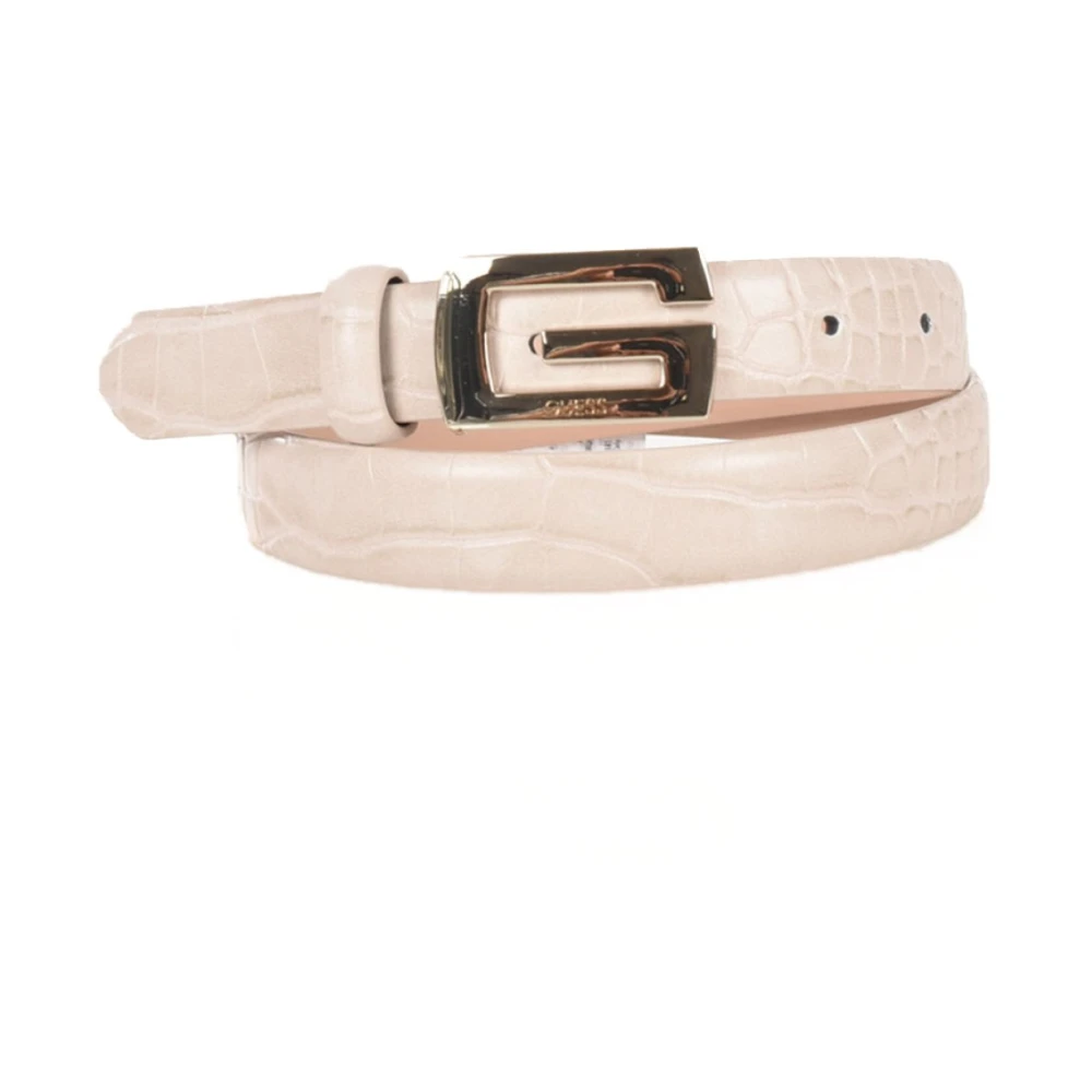 Guess Croco Logo Gesp Pink Dames