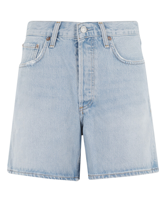 blue-v-waist-shorts-with-pockets