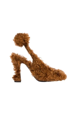 Teddy Bear-effekt Mohair Pumps