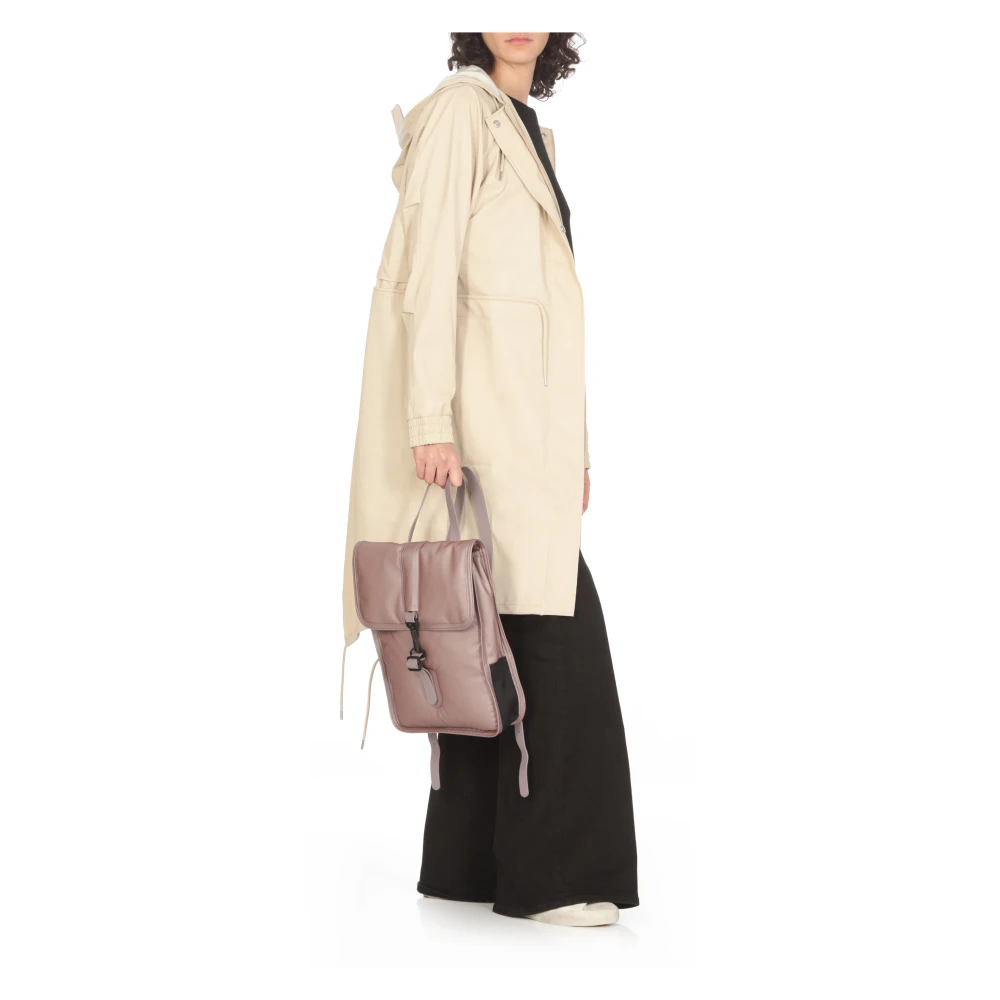 Rains Roze Waterdichte Stoffen Rugzak Vrouw Pink Dames