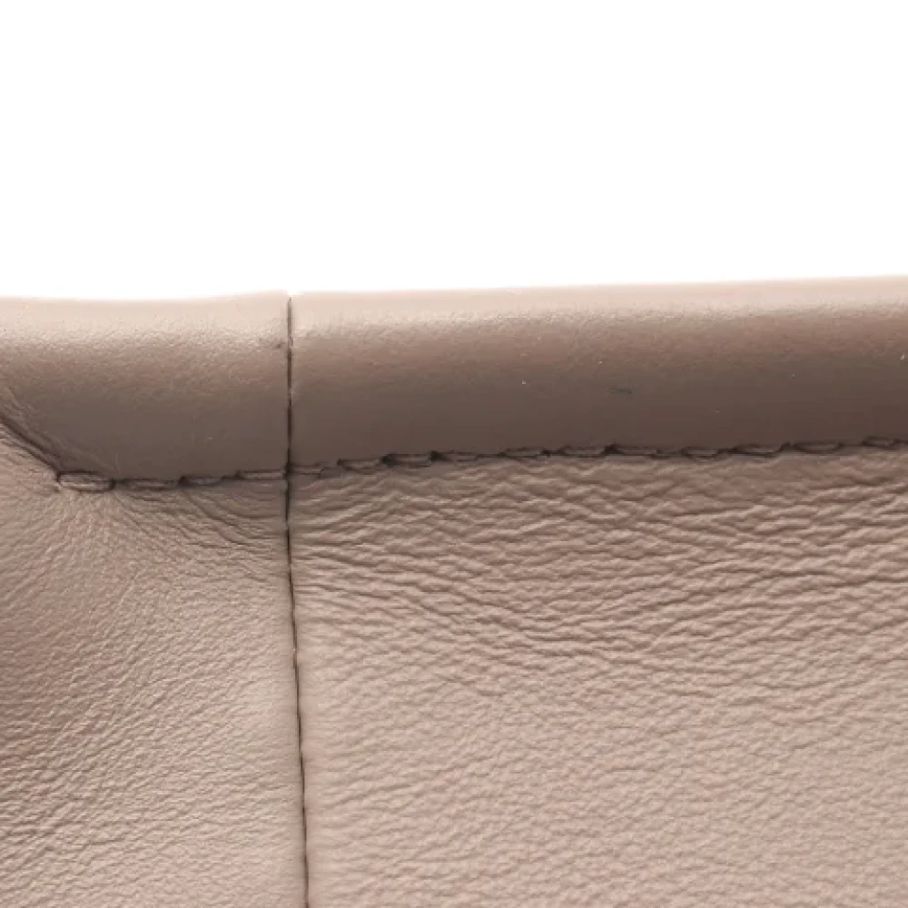 Dior Vintage Pre-owned Leather dior-bags Beige Dames