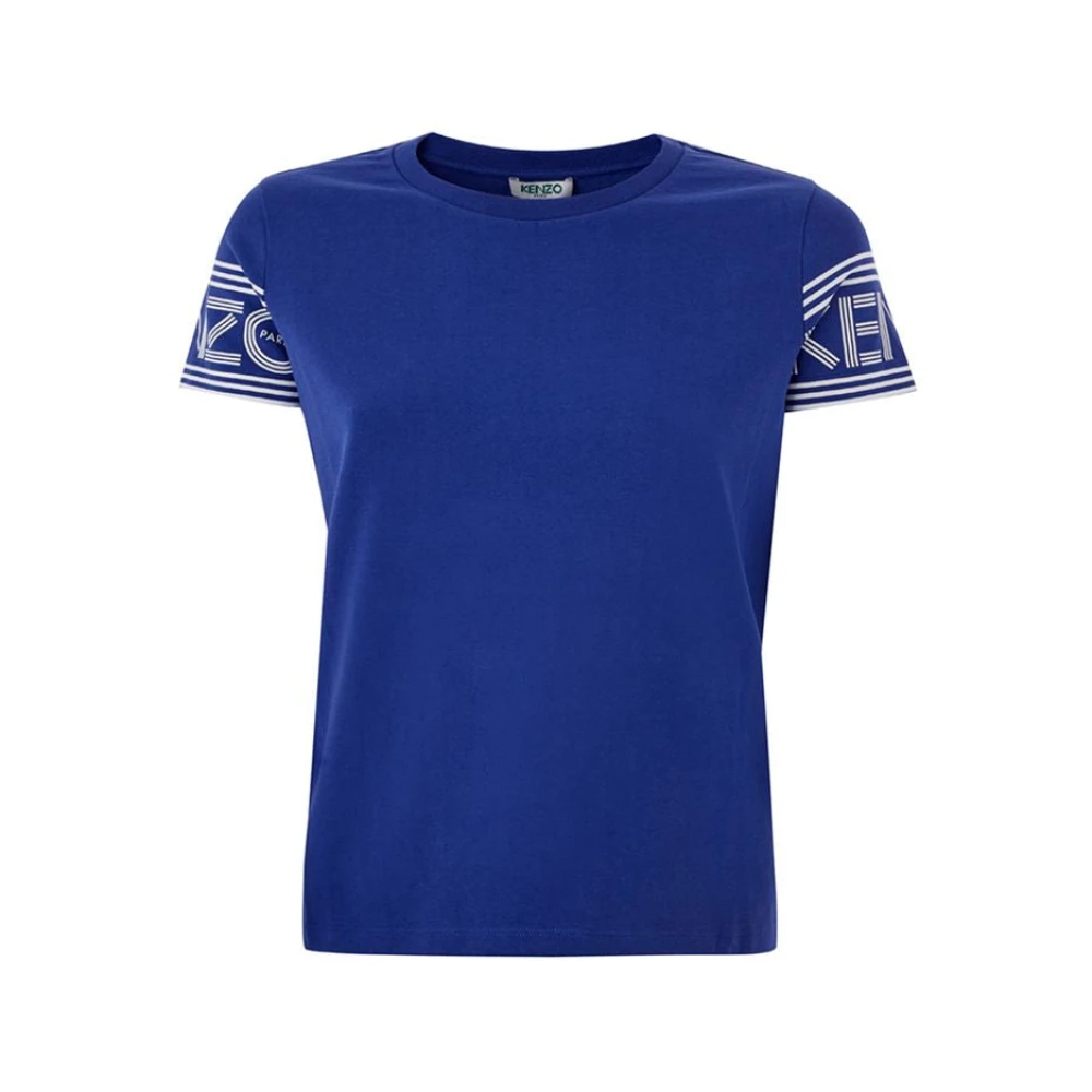 Kenzo Chique blauw katoenen T-shirt voor stijlvol comfort Blue Heren