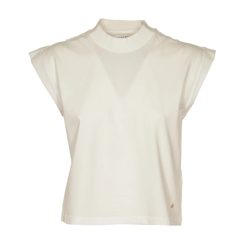 Anine Bing Witte T-shirts en Polos met Caspen Tee White Dames