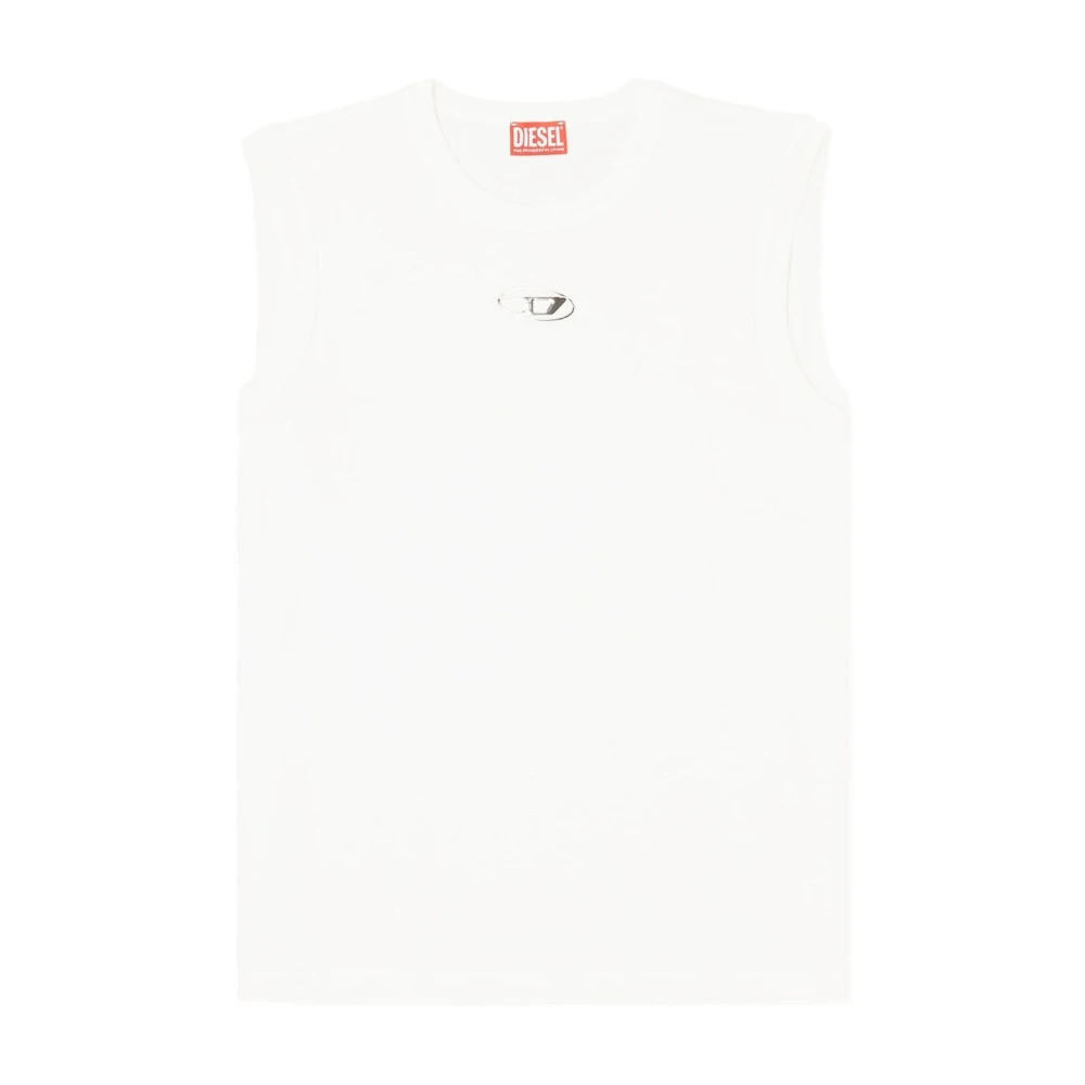 Diesel Men's White T-Bisco-Iod Tank Top