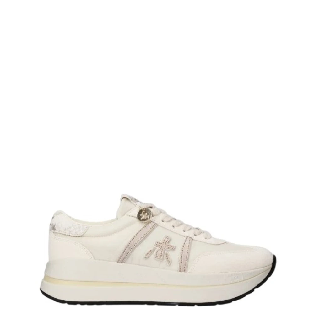 Premiata Women's Beige Sneakers, 4 Uk, Bethcoin 8145 Trainers