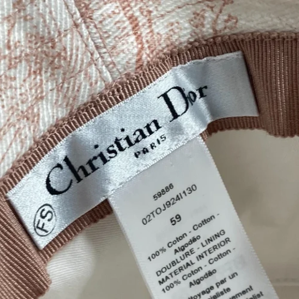 Dior Vintage Pre-owned Cotton hats Pink Dames