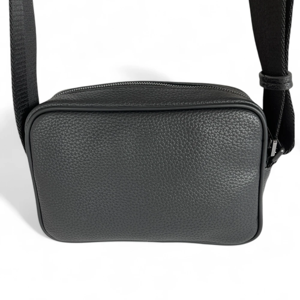 Hugo Boss Zwarte Crossbody Reporter Tas voor Heren Black Heren