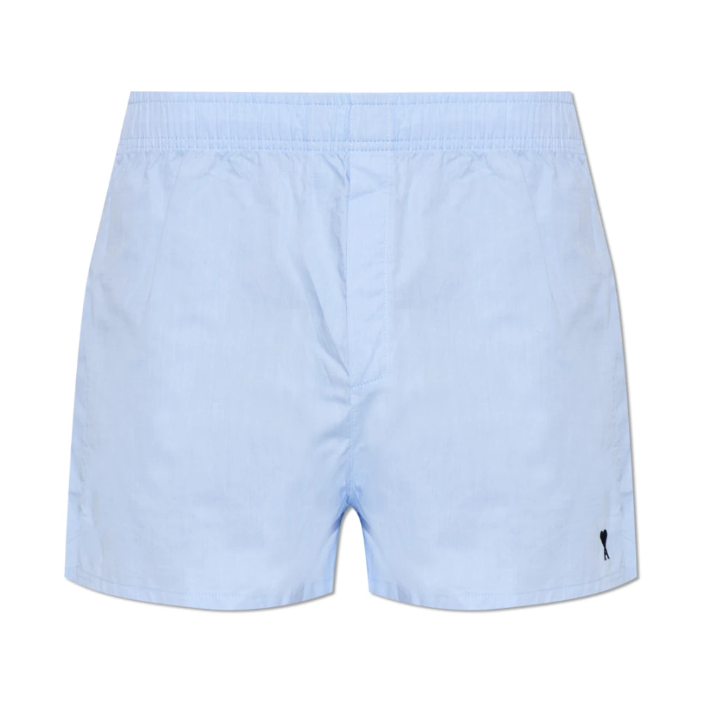 Ami Paris Herr Blå Underkläder Xl, Bomull, Cotton Boxershorts