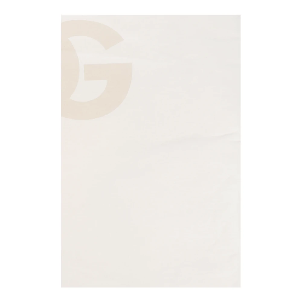 Dolce & Gabbana Babydeken met logo White Unisex