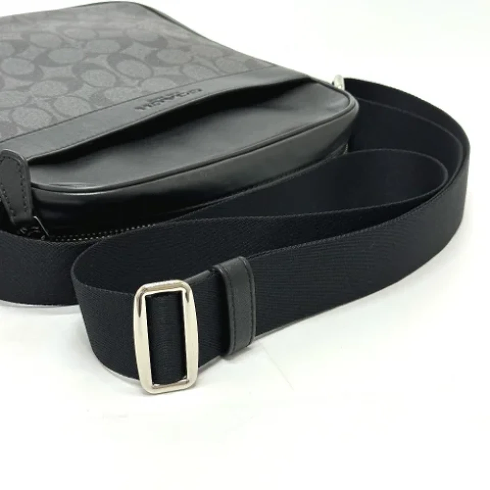 Coach Pre-owned Leather shoulder-bags Black Heren