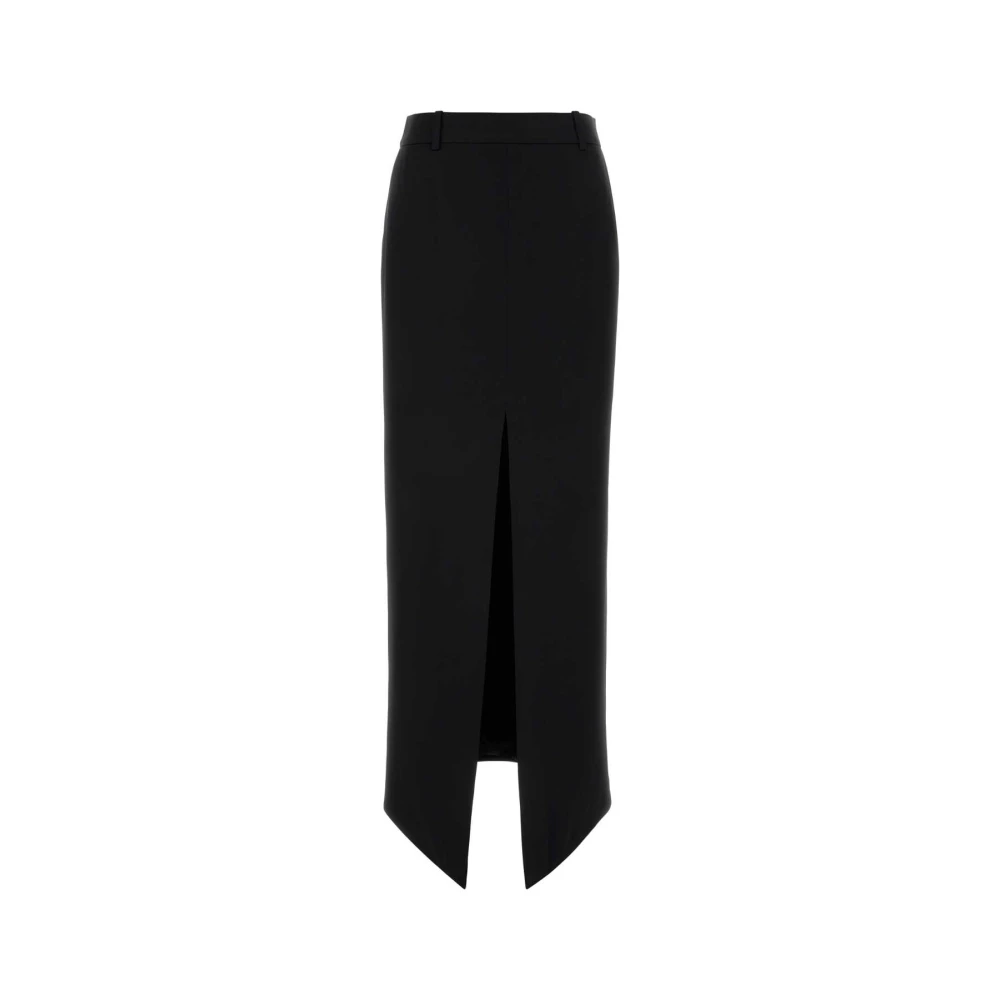 Tom Ford , Maxi Skirts, Female, Black, Xs, Crepe Envers Satin Tailored Skirt